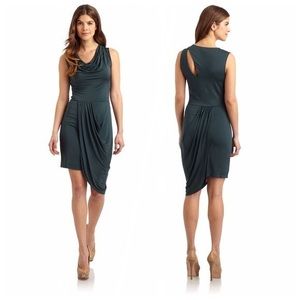 BCBGMAXAZRIA Myra dress in Pine